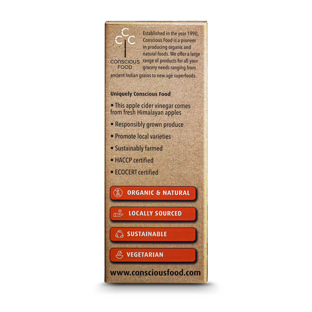 Conscious Food Apple Cider Vinegar 500ml