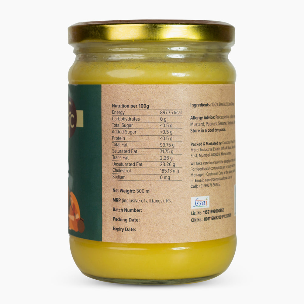 Conscious Food Desi Cow Ghee