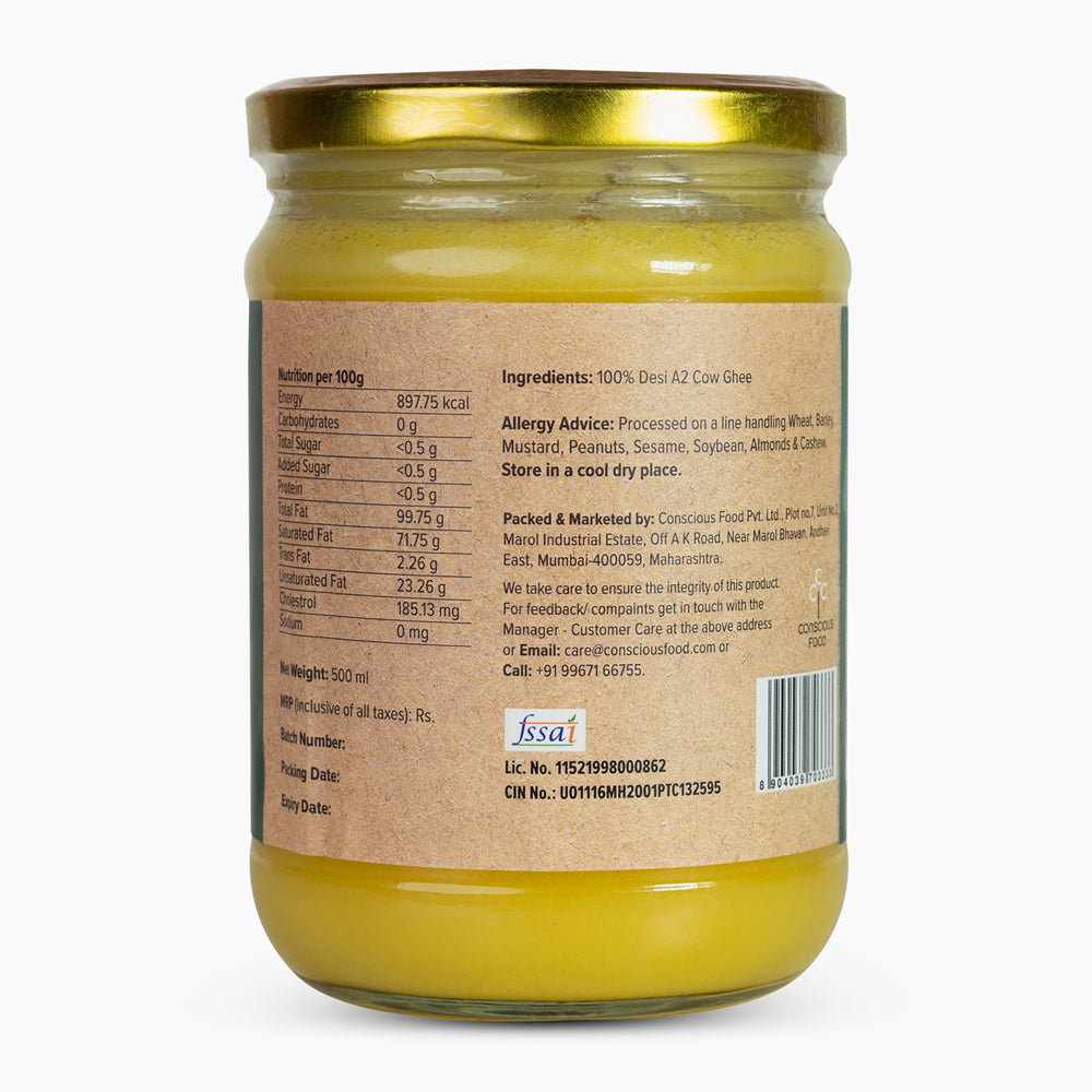 Conscious Food Desi Cow Ghee