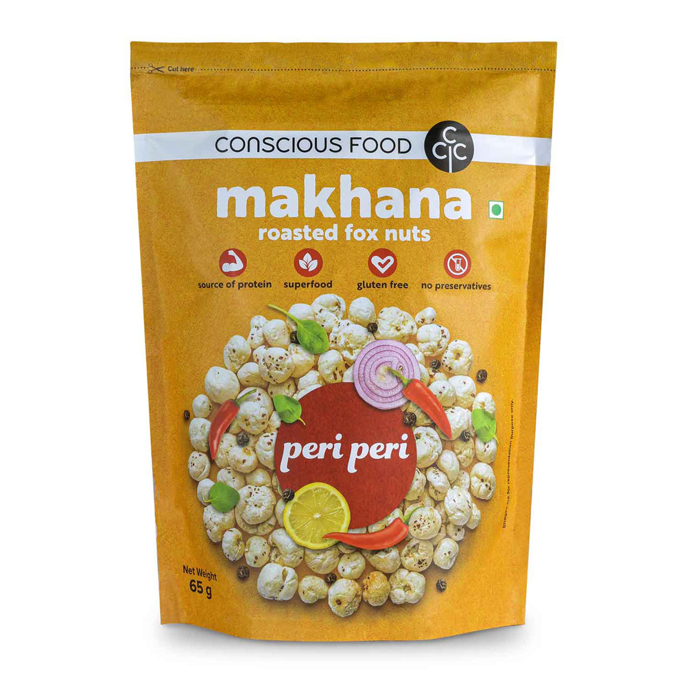 Conscious Food Makhana - Peri-peri 65g