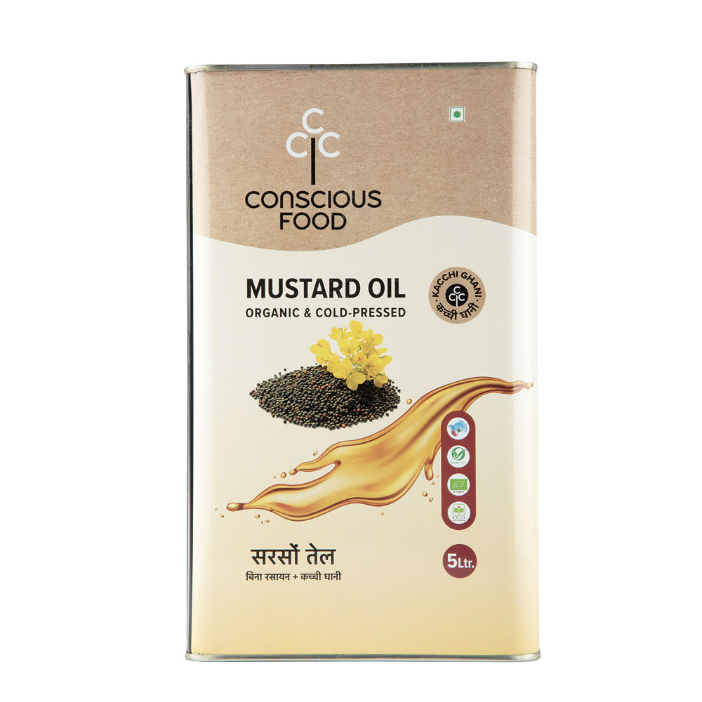 Conscious Food Mustard Oil 5 Ltr