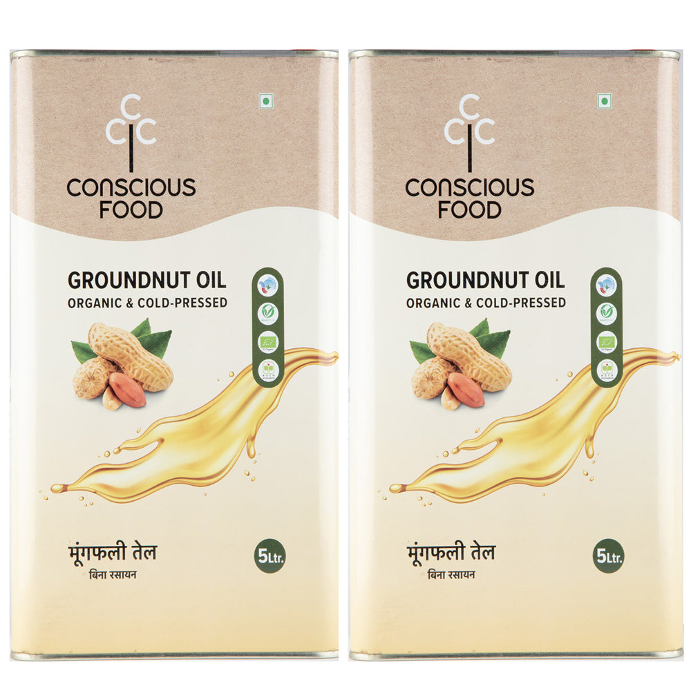 Conscious Food Peanut Oil 5 Ltr