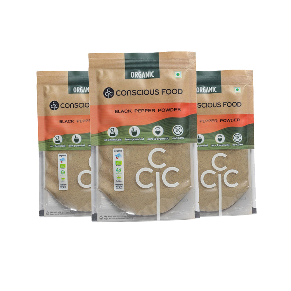 Conscious Food Black Pepper Powder 50g