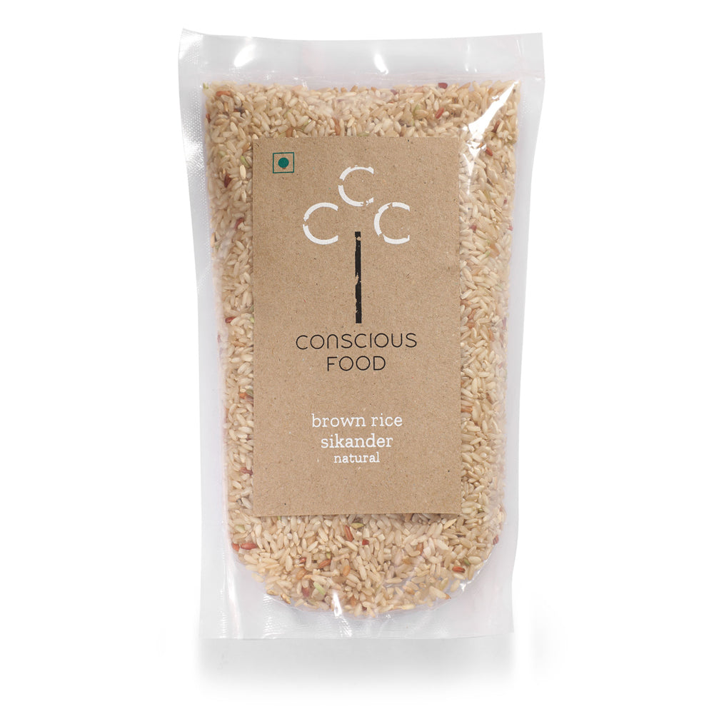 Conscious Food Brown Rice (Sikander) 500g