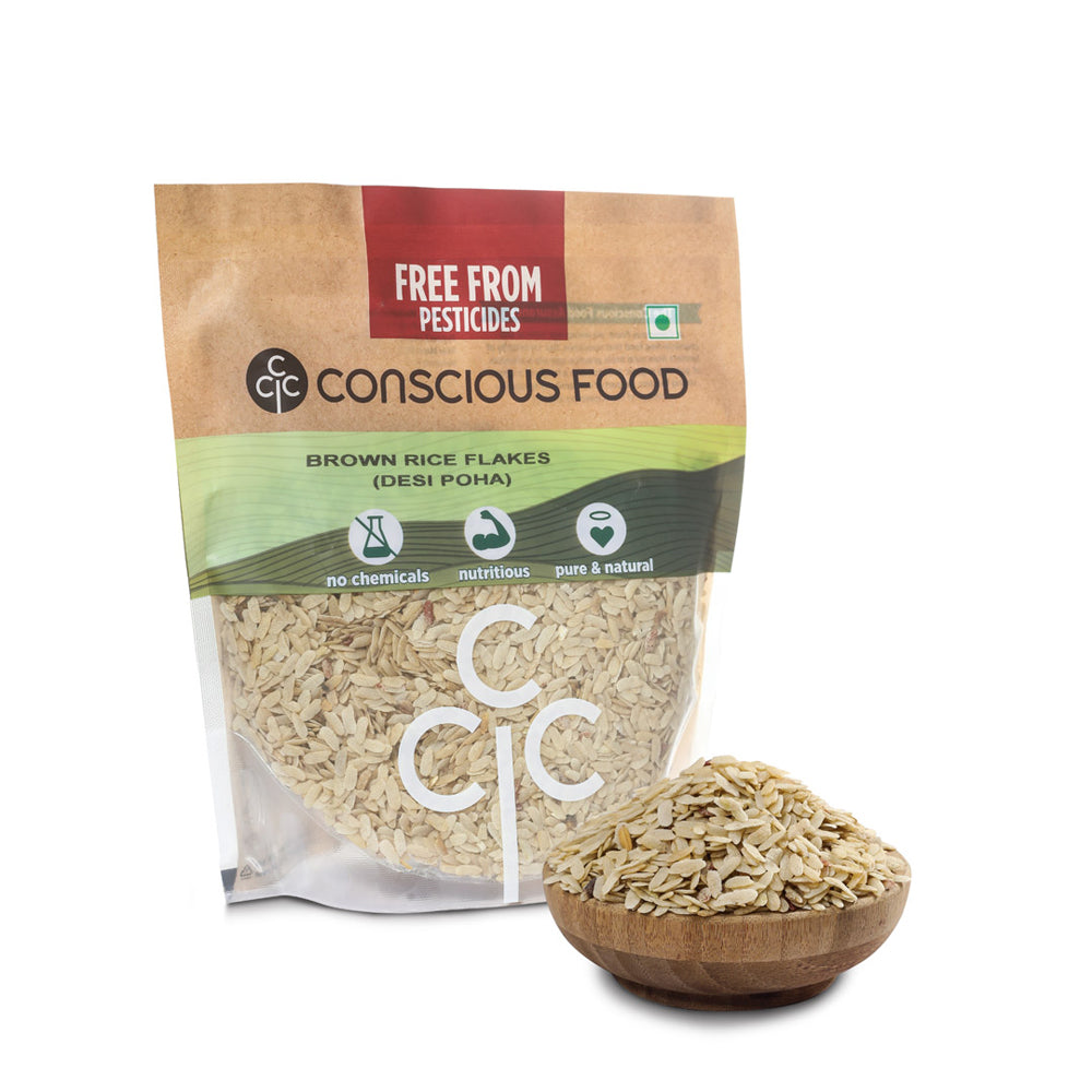 Conscious Food Brown Rice Flakes 500g