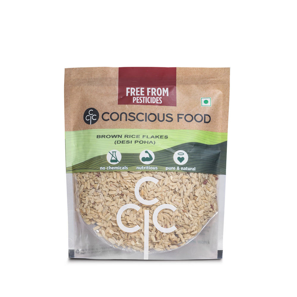 Conscious Food Brown Rice Flakes 500g