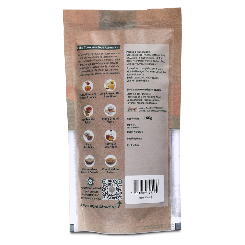 Conscious Food Cumin Seeds (Jeera)