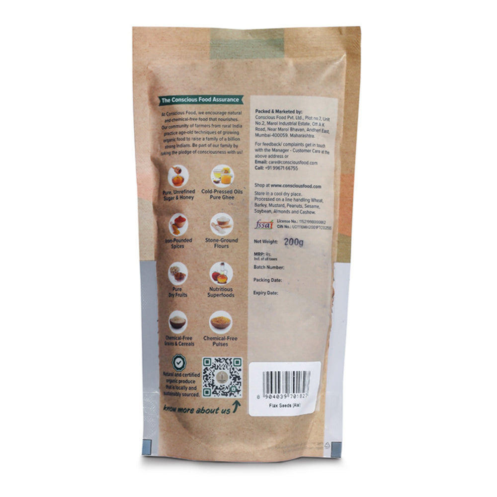 Conscious Food Flax Seeds 200g