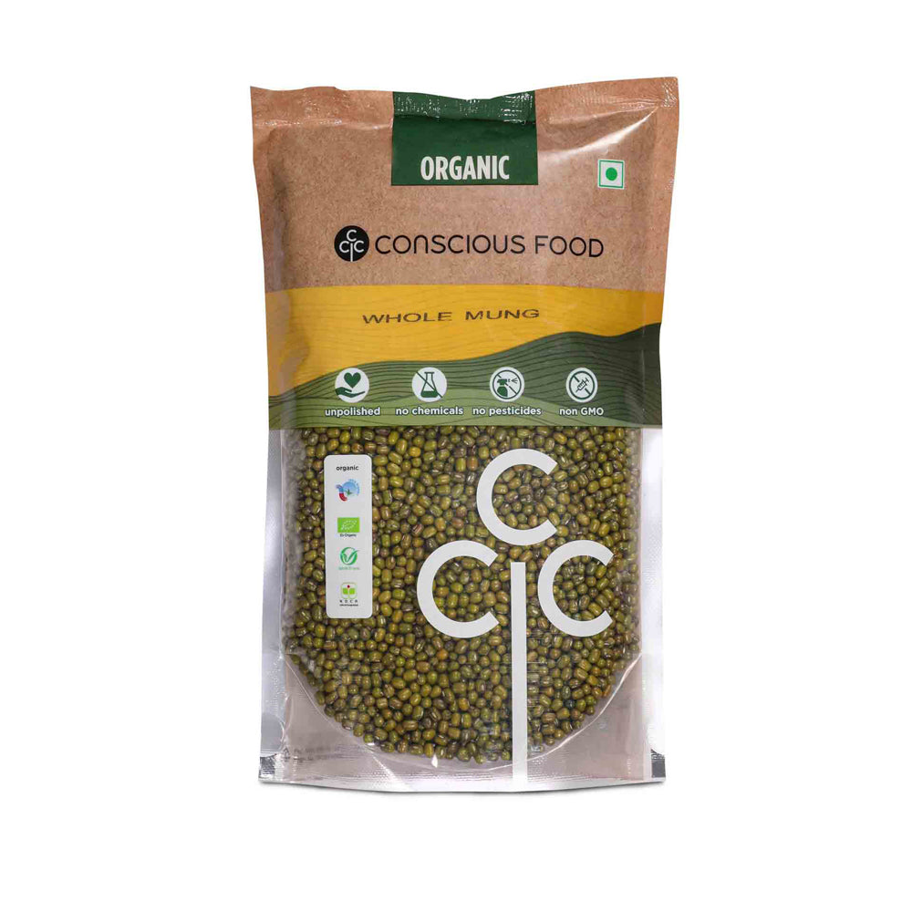 Conscious Food Green Gram (Whole Mung) 500g