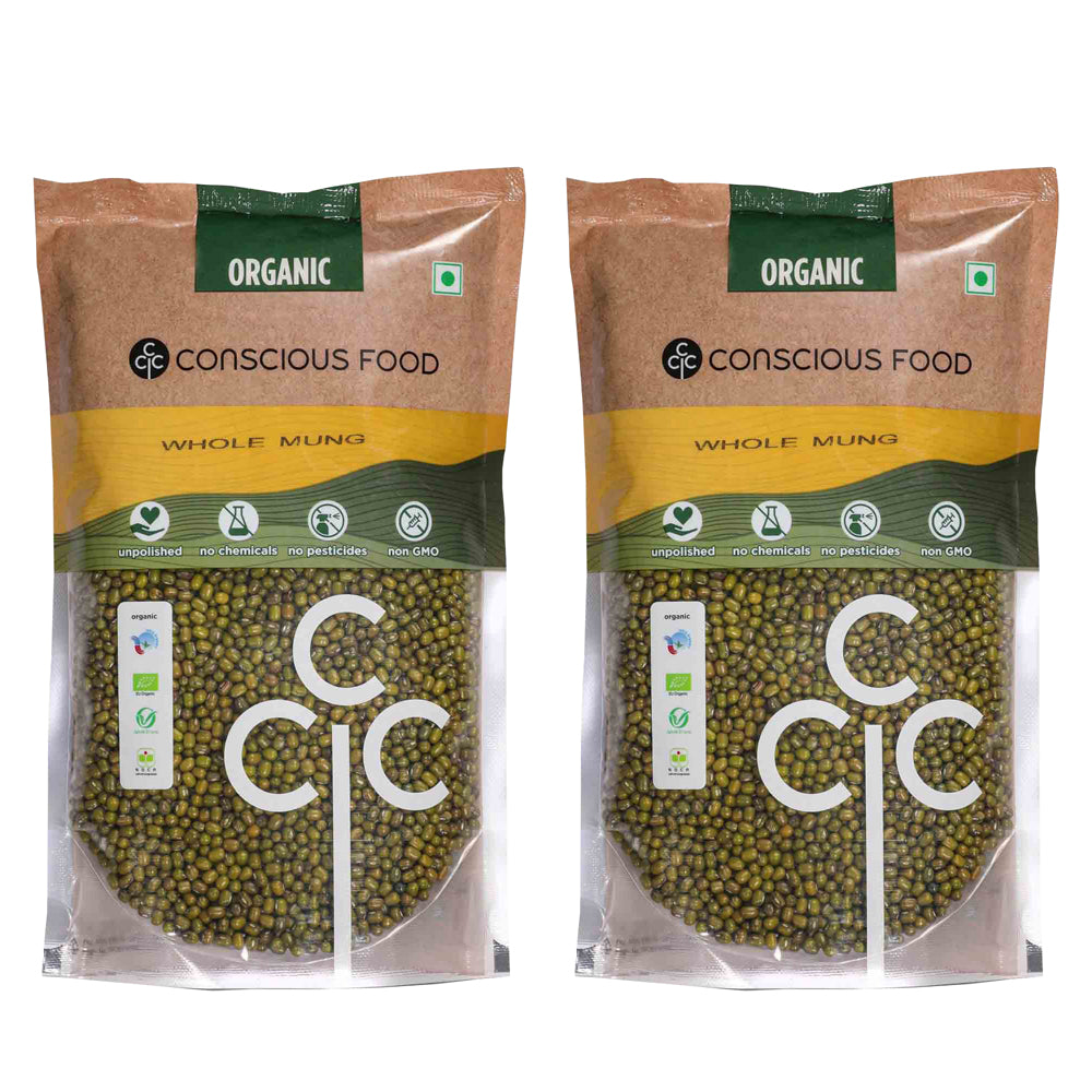 Conscious Food Green Gram (Whole Mung) 500g