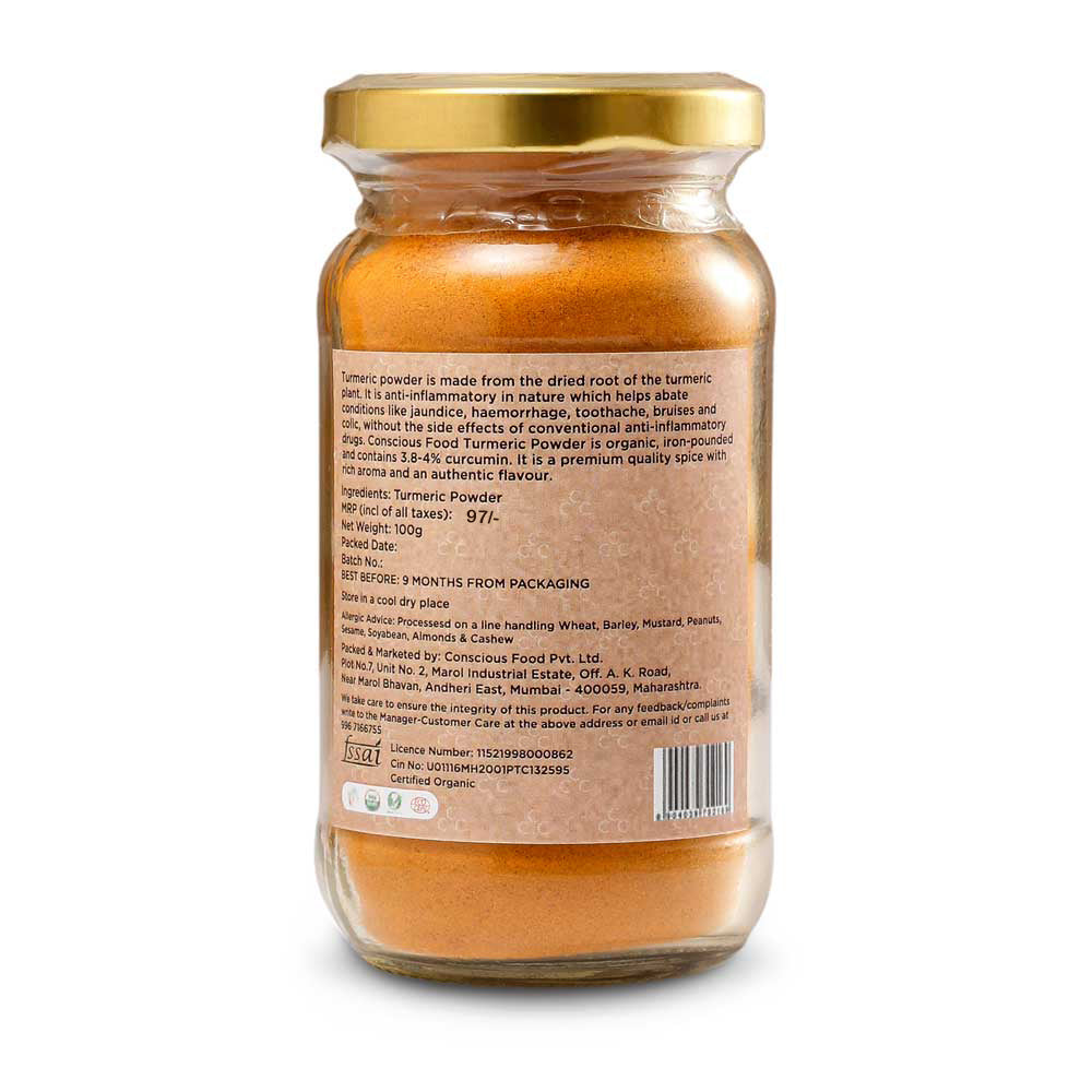 Conscious Food High Curcumin Turmeric Powder 100g