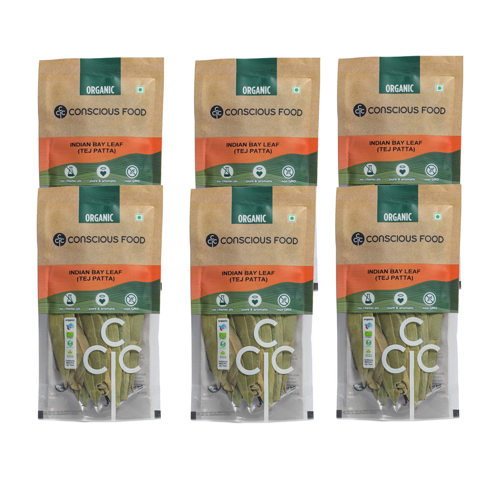 Conscious Food Indian Bay Leaf (Tej Patta) 10g