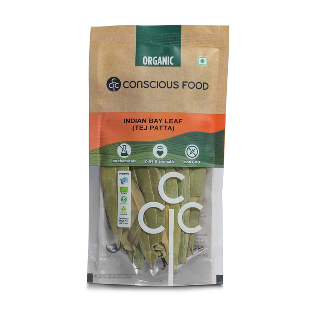 Conscious Food Indian Bay Leaf (Tej Patta) 10g