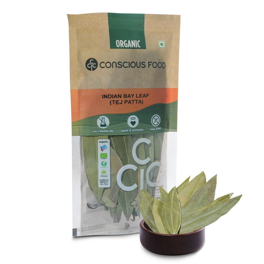 Conscious Food Indian Bay Leaf (Tej Patta) 10g