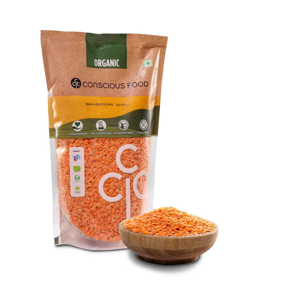 Conscious Food Red Lentil (Masoor Dal) 500g