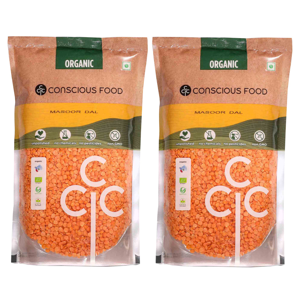 Conscious Food Red Lentil (Masoor Dal) 500g