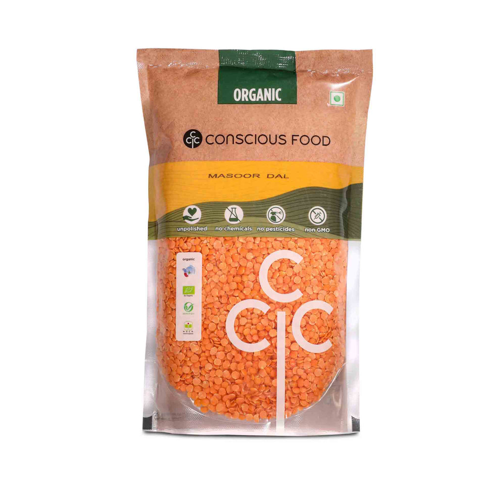 Conscious Food Red Lentil (Masoor Dal) 500g