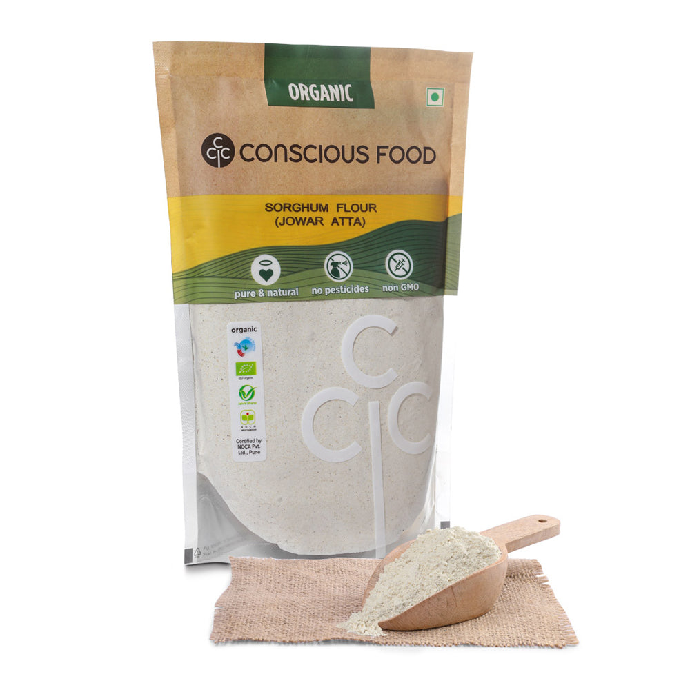 Conscious Food Sorghum Flour (Jowar Atta) 500g