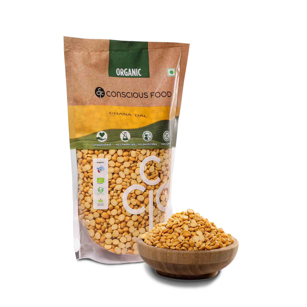 Conscious Food Split Bengal Gram (Chana Dal) 500g