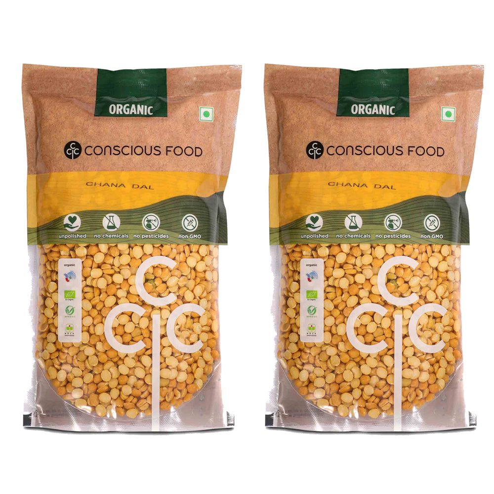 Conscious Food Split Bengal Gram (Chana Dal) 500g