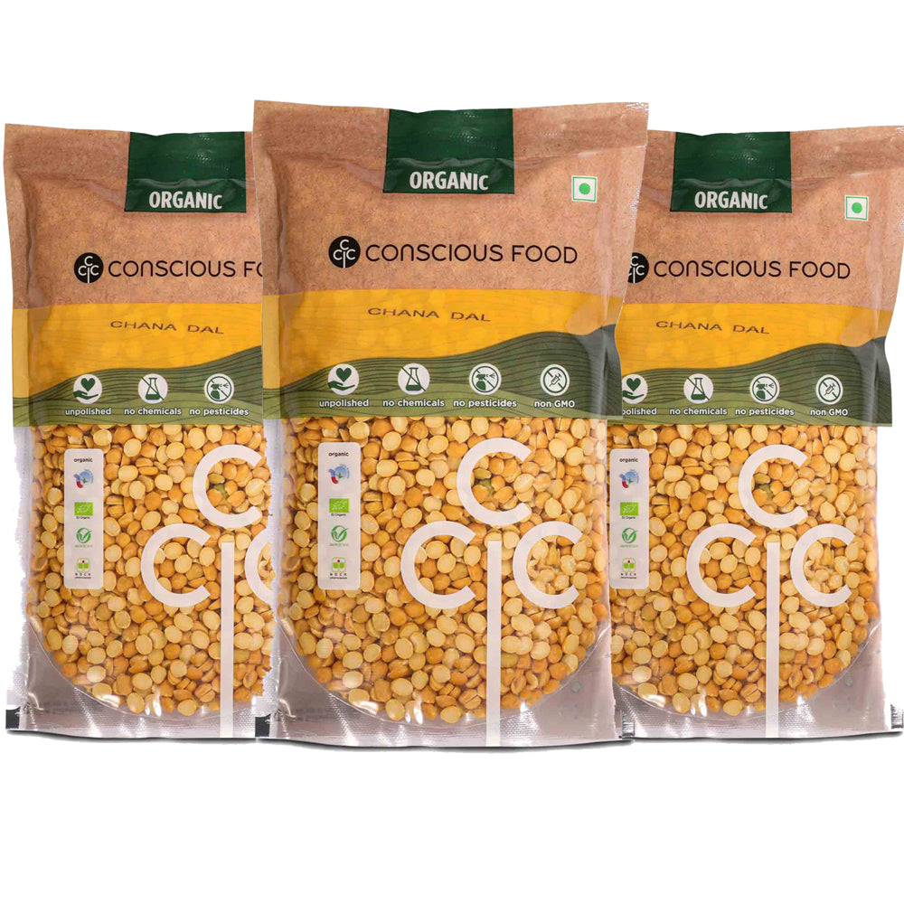 Conscious Food Split Bengal Gram (Chana Dal) 500g