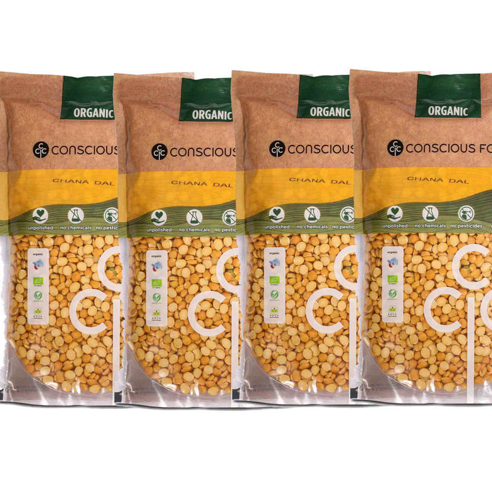 Conscious Food Split Bengal Gram (Chana Dal) 500g