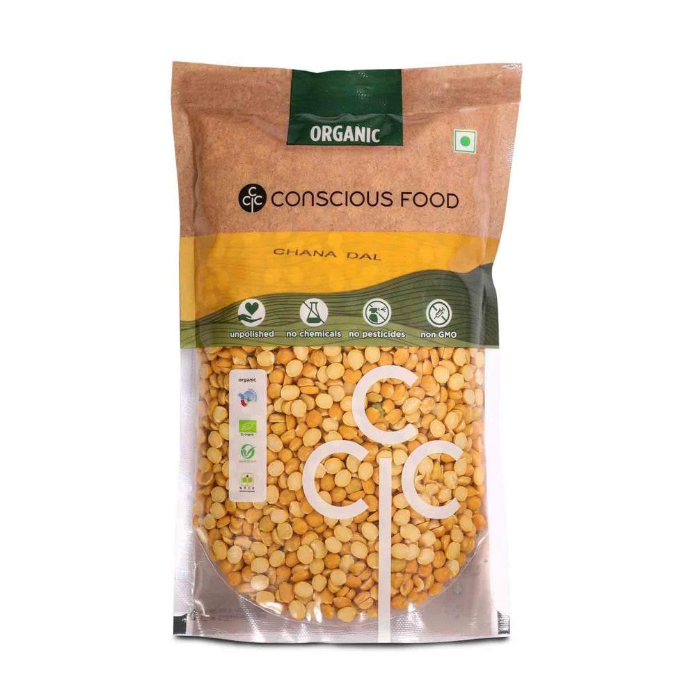 Conscious Food Split Bengal Gram (Chana Dal) 500g