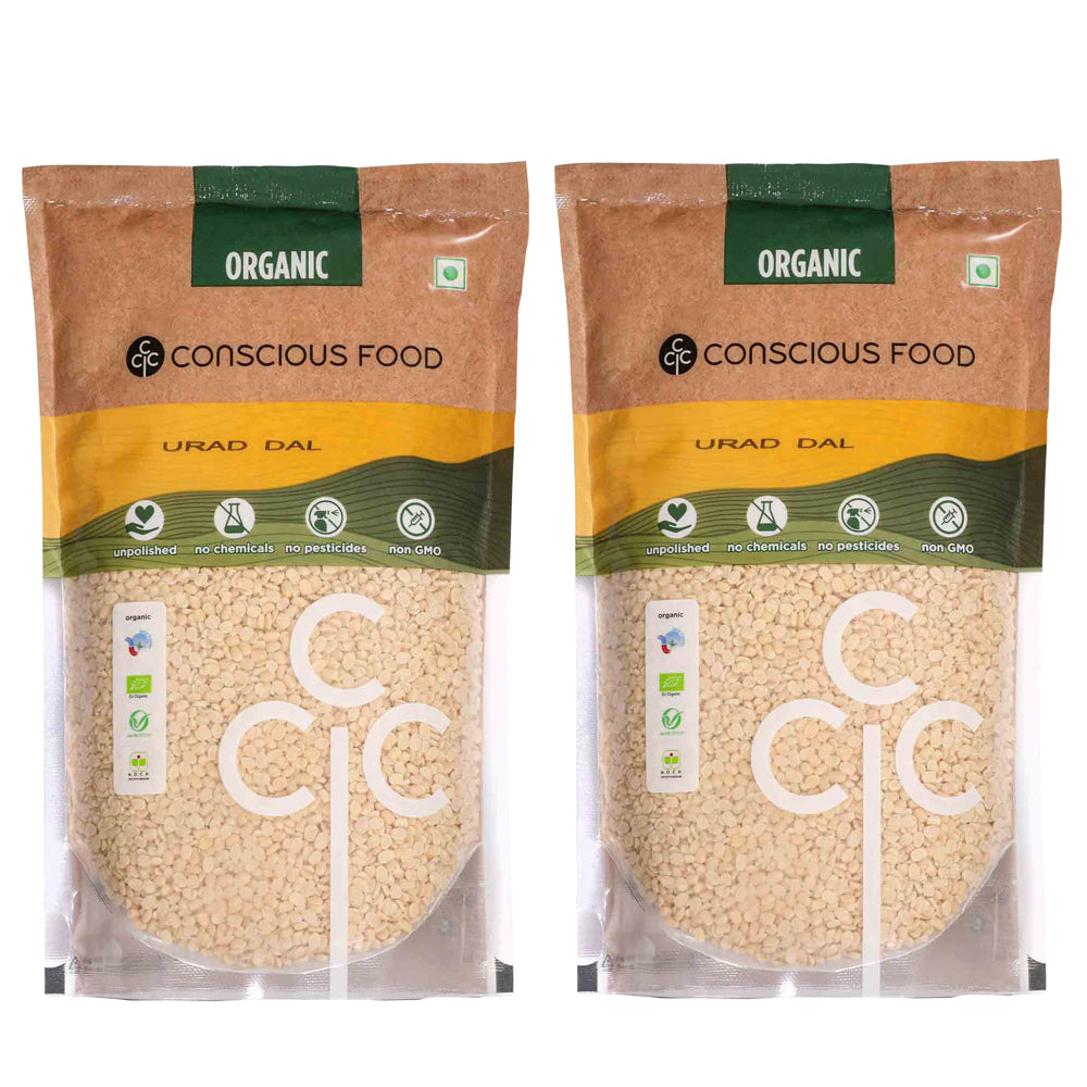 Conscious Food Split Black Gram (Urad Dal) 500g