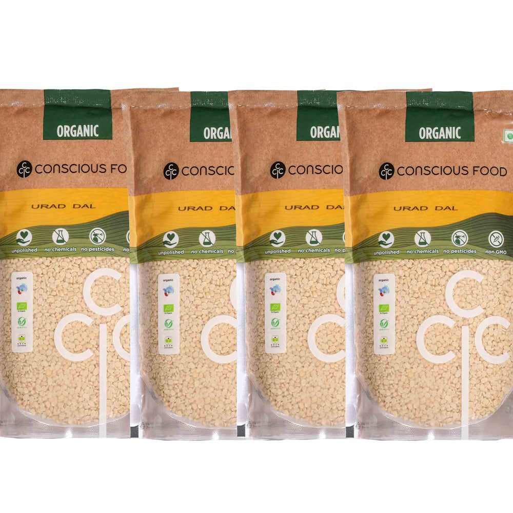 Conscious Food Split Black Gram (Urad Dal) 500g