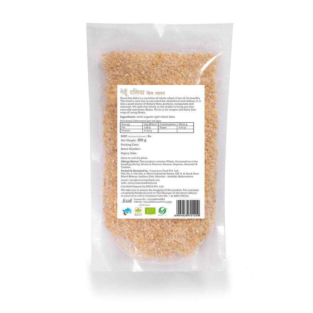 Conscious Food Split Wheat Dalia 200g