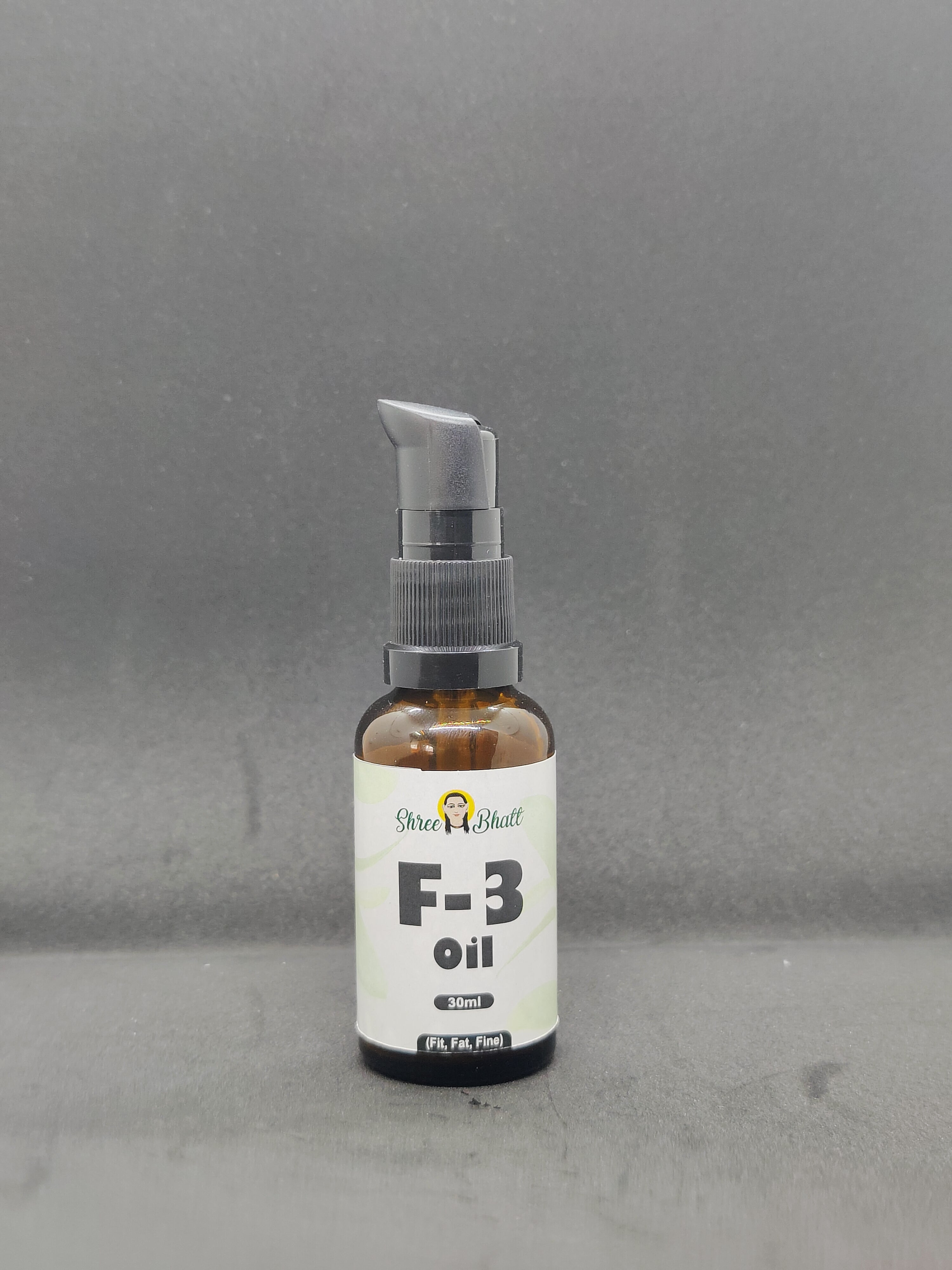 ShreeBhatt F-3 (Fit, Fat, Fine) Massage Oil, 30 ml