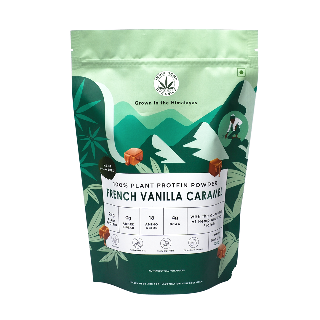 India Hemp Hemp Powder - French Vanilla Caramel