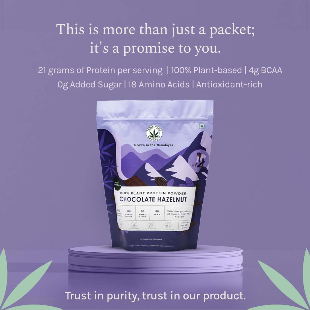 India Hemp Hemp Powder - Chocolate Hazelnut