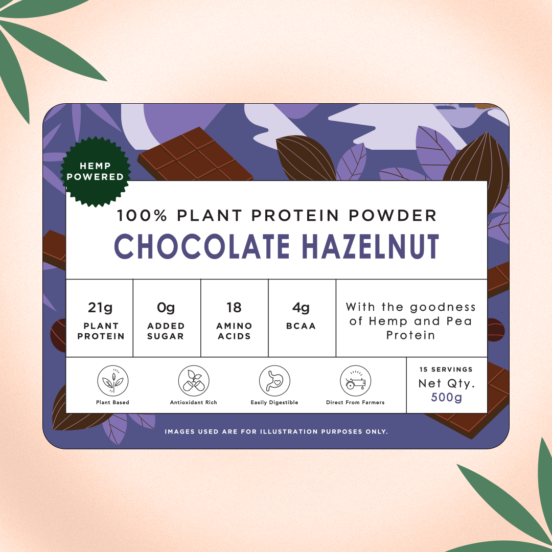 India Hemp Hemp Powder - Chocolate Hazelnut