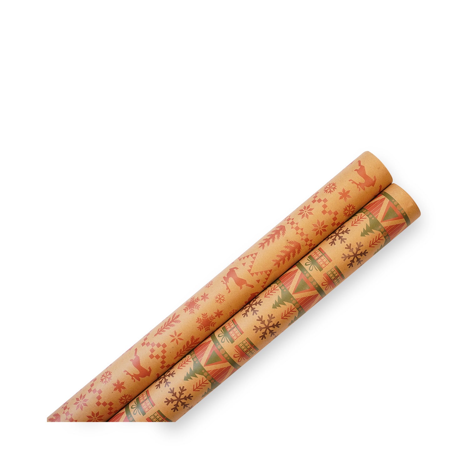 PackMate Gift Wrapping Paper | Made Using 100% Recycled Paper - (Pack of 8 Sheets)