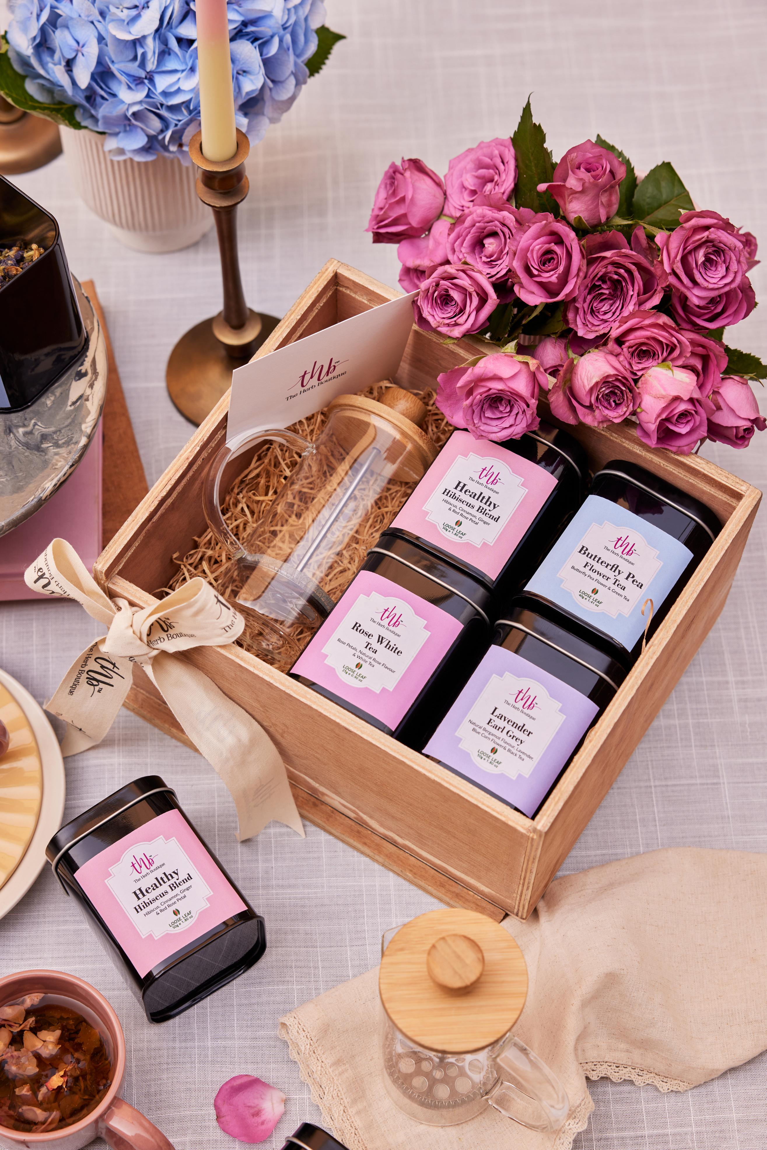 The Herb Boutique In Full Bloom Tea Box