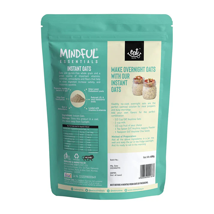 EAT Anytime Instant Oats - 400g