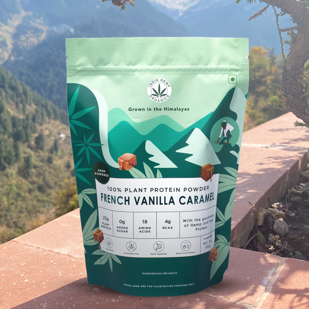 India Hemp Hemp Powder - French Vanilla Caramel