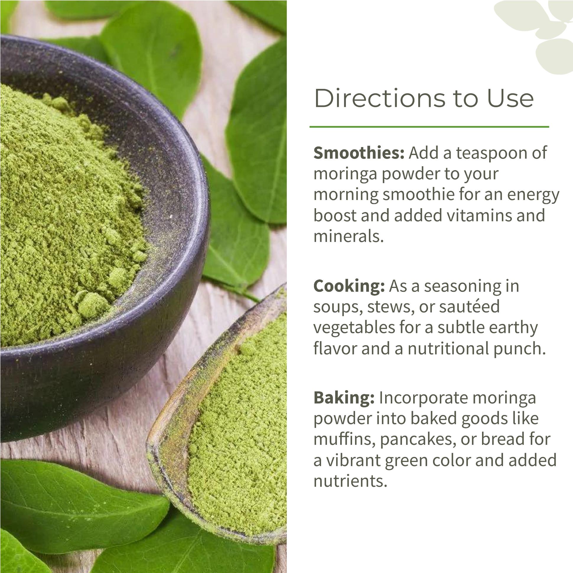 Ecotyl Moringa Leaf Powder | Natural Multi-Vitamin | Good for Hair & Skin | 150g