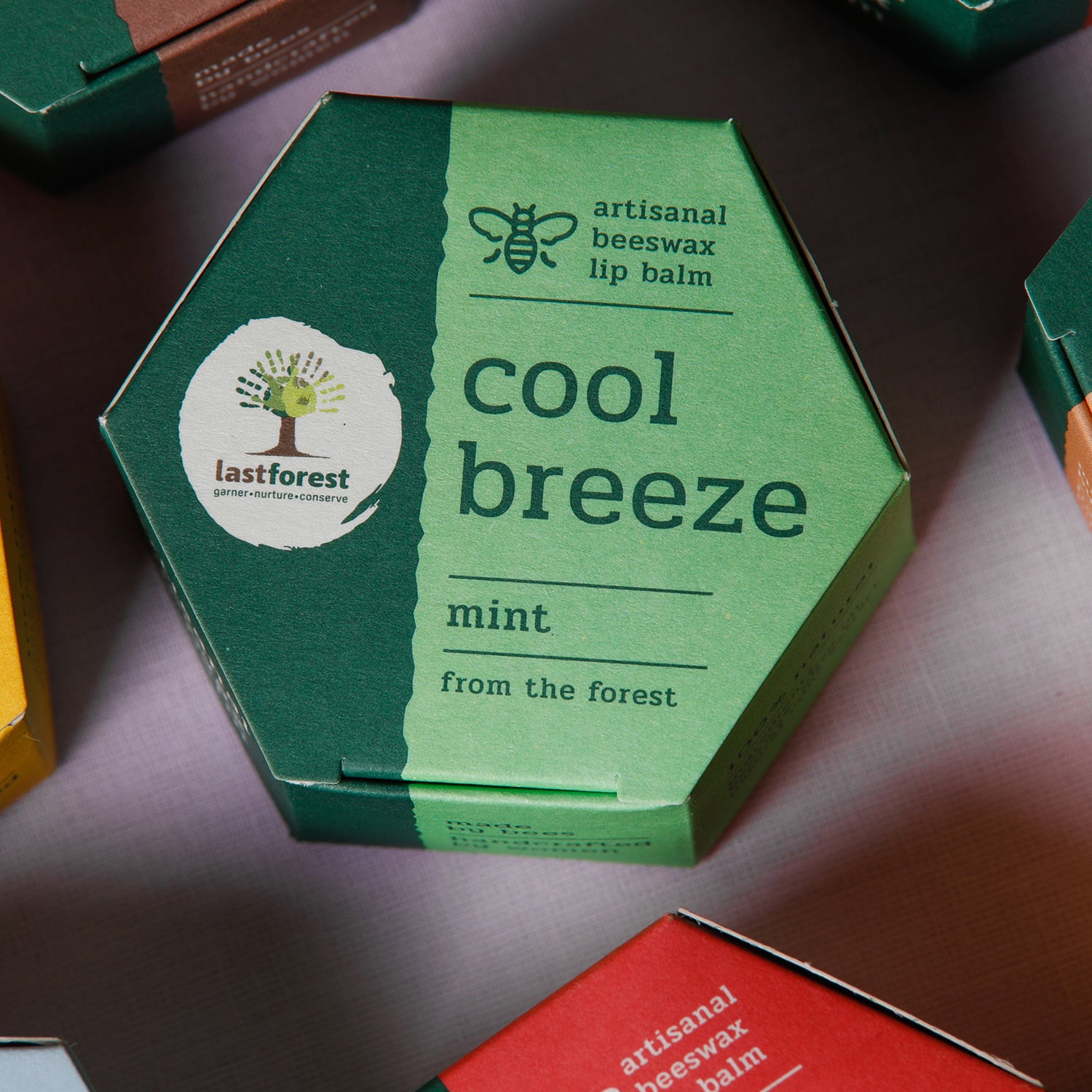 Last Forest Artisanal, Handmade Beeswax Lip Balm Mint