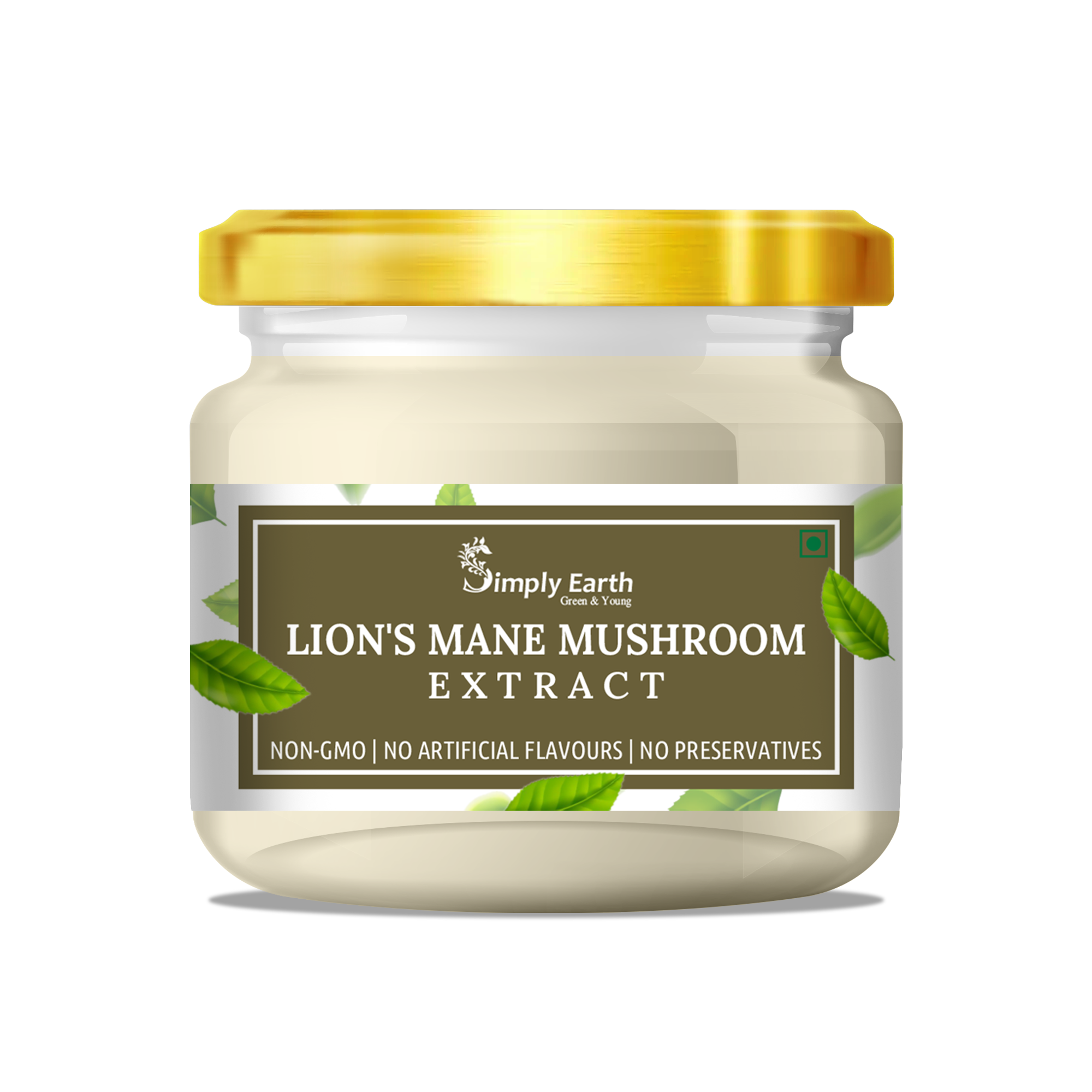 Simply Earth Lion's Mane Mushroom Extract Powder 10:1 - 50 GM