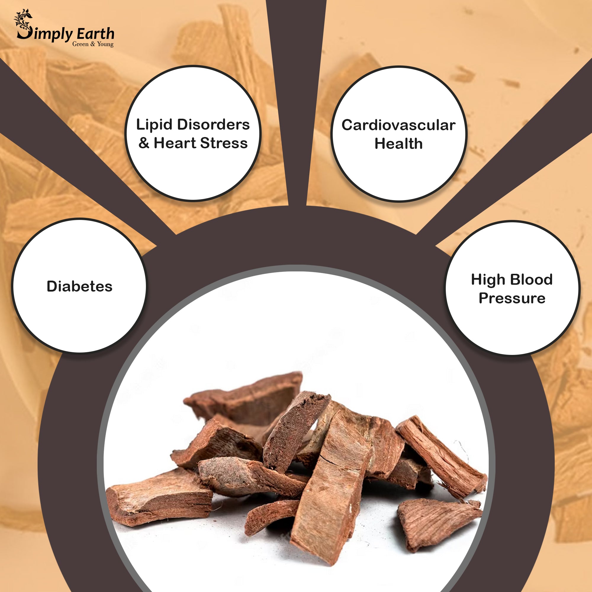 Simply Earth Pure Arjun chal Powder - 200GM