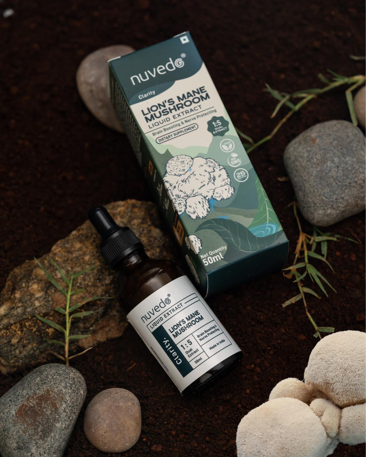 Nuvedo Lion’s Mane Mushroom Liquid Extract