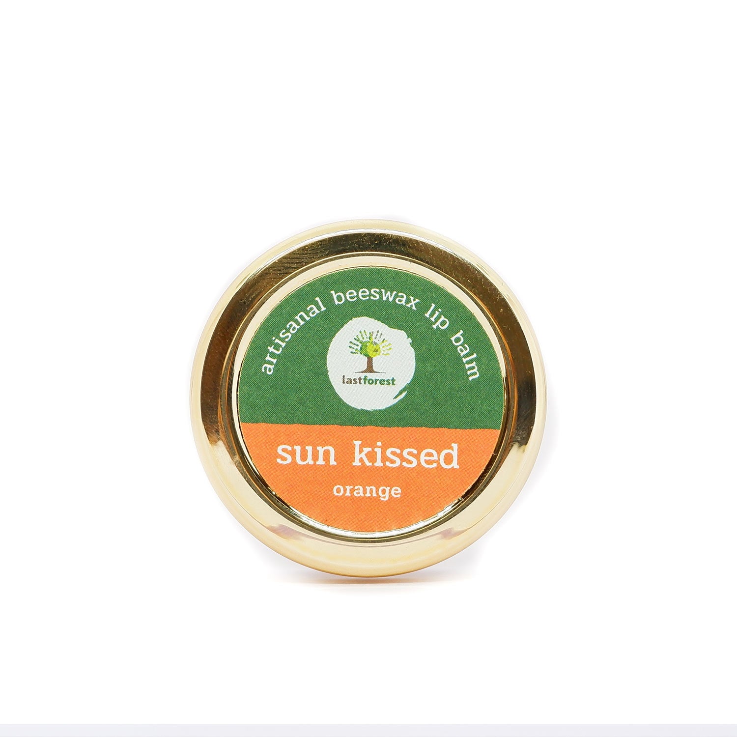 Last Forest Artisanal, Handmade Beeswax Lip Balm Orange