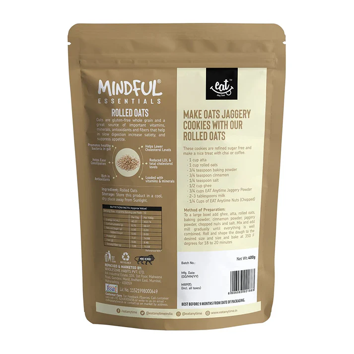 EAT Anytime Rolled Oats - 400g