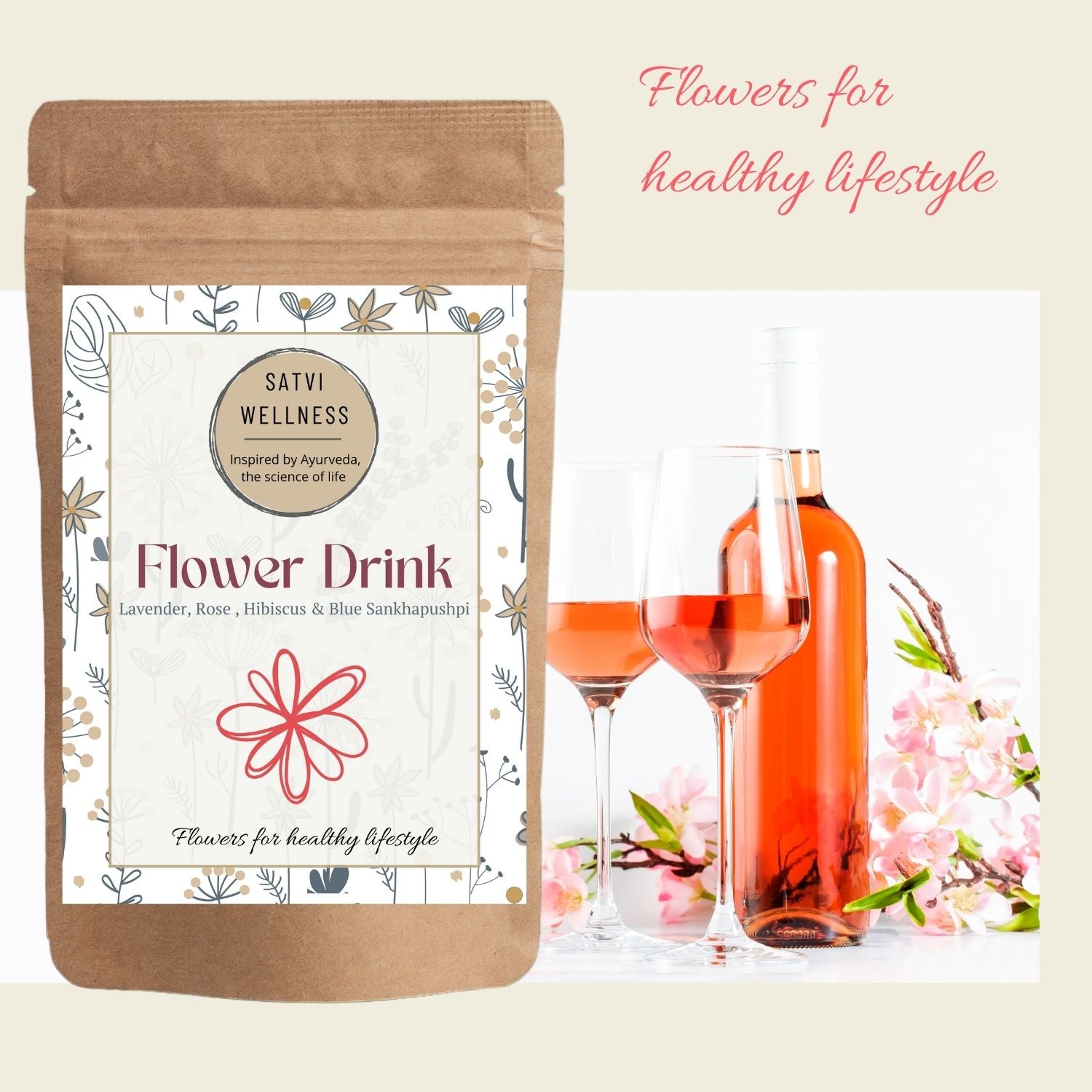 Satvi Wellness Mixed Flower Tea Mix