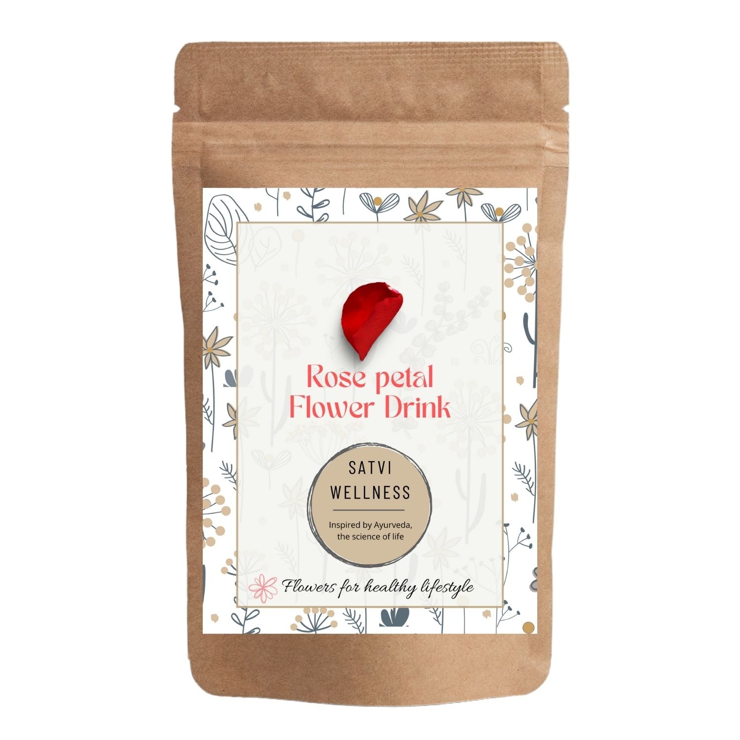 Satvi Wellness Rose petal flower Tea