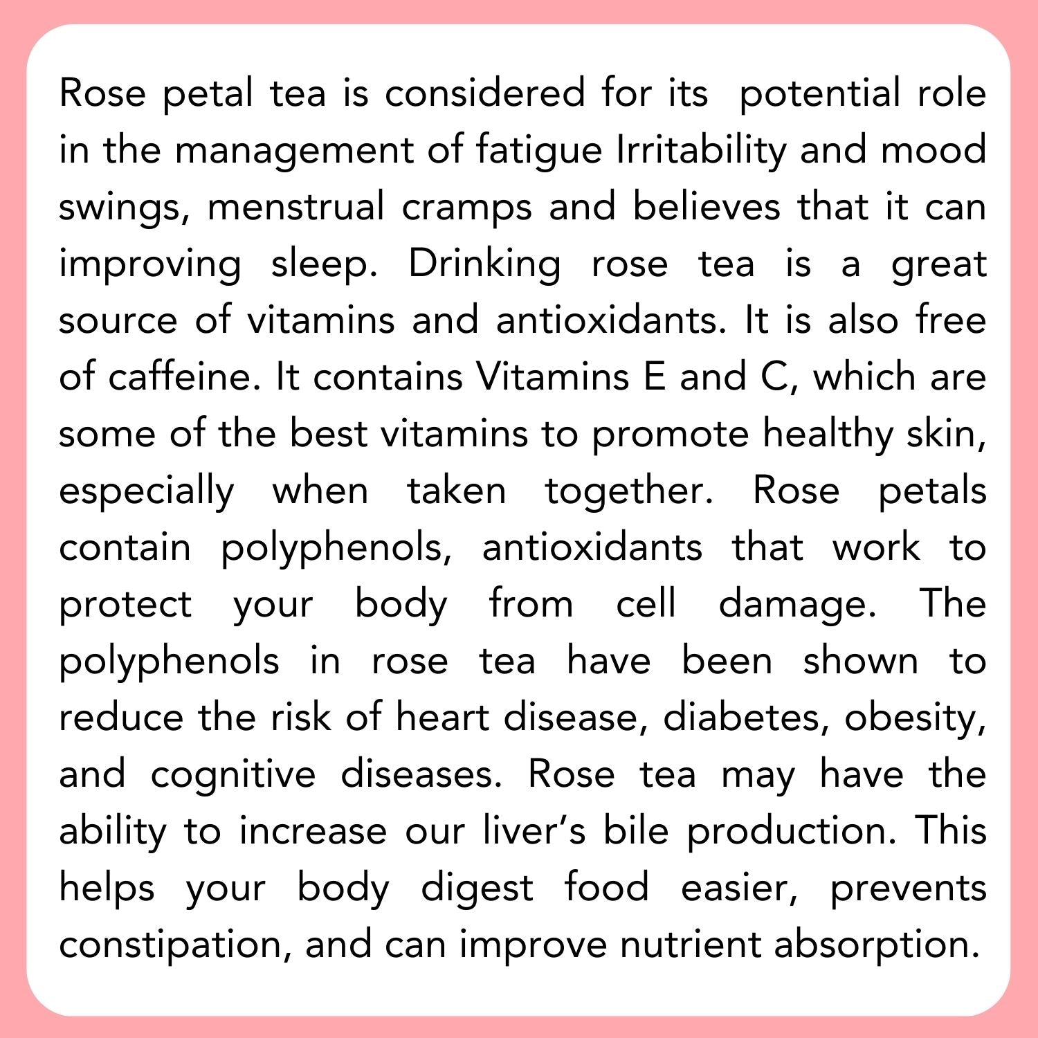 Satvi Wellness Rose petal flower Tea