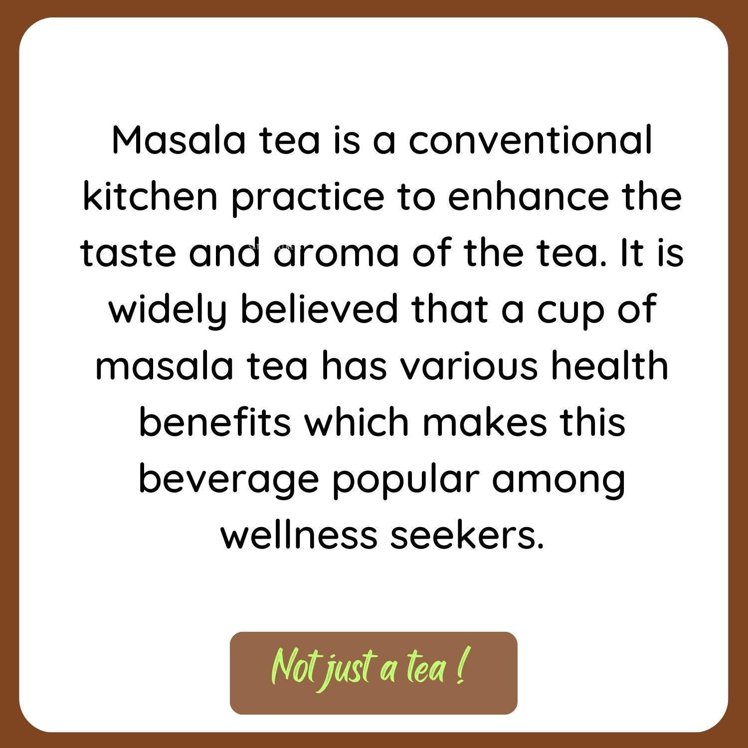 Satvi Wellness Tea masala with Ashwagandha