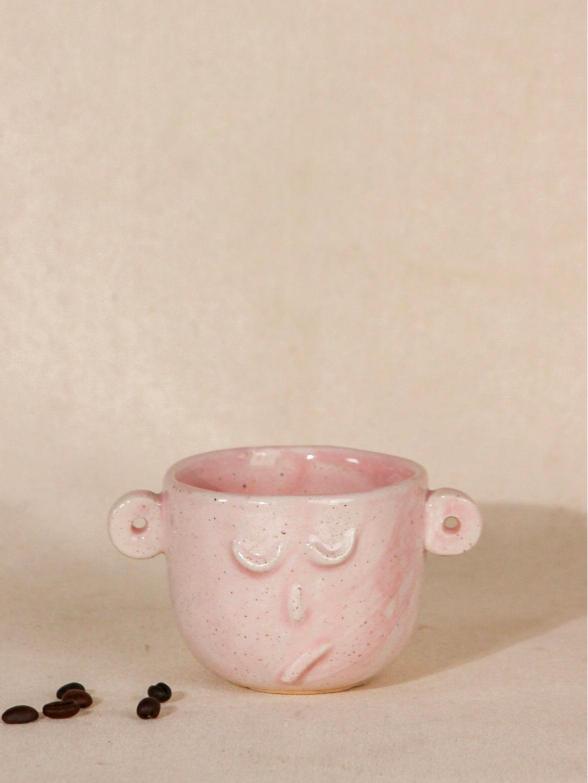 The Orby House The Warrior Face Pink Coffee Mug